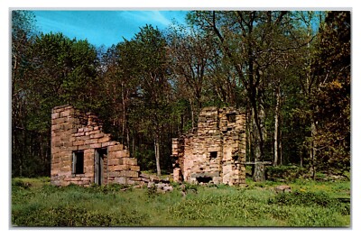Vintage 1950s- Old Stone House- Route 8 Butler, Pennsylvania Postcard (UnPosted)