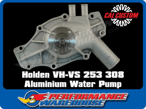 Bomba de agua de aluminio de acabado natural tardío Holden VH-VS 253 308 - Imagen 1 de 2