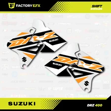 Orange Shift Shroud Graphic Kit fits Suzuki DRZ400SM Drz400s drz400 DRZ Decal
