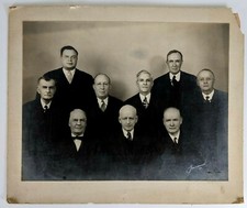 1940 Des Moines Iowa State Supreme Court Justices Judges Photograph Carl Stiger