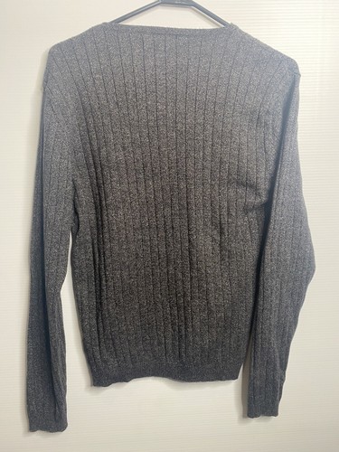 Connor Knit Pullover Jumper - Mens Size Small Grey Long Sleeve Crew Neck Casual - Picture 9 of 9