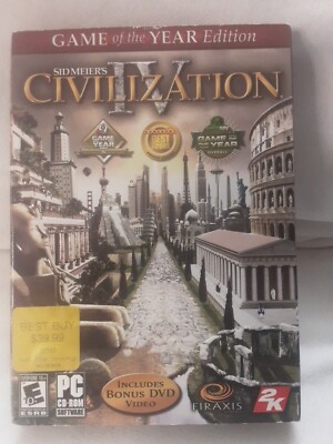 Sid Meiers Civilization IV PC CD Rom Game