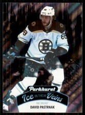 2021-22 Parkhurst Ice in Their Veins #IV-9 David Pastrnak Bruins