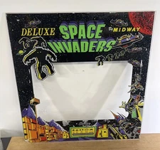 Vintage Space Invaders 1980’s Bally Midway Monitor Screen Original 25”x26”