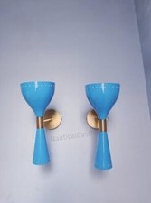 Applique Da Parete Diabolo Italiana Anni '50 - Coppia Di Lampade