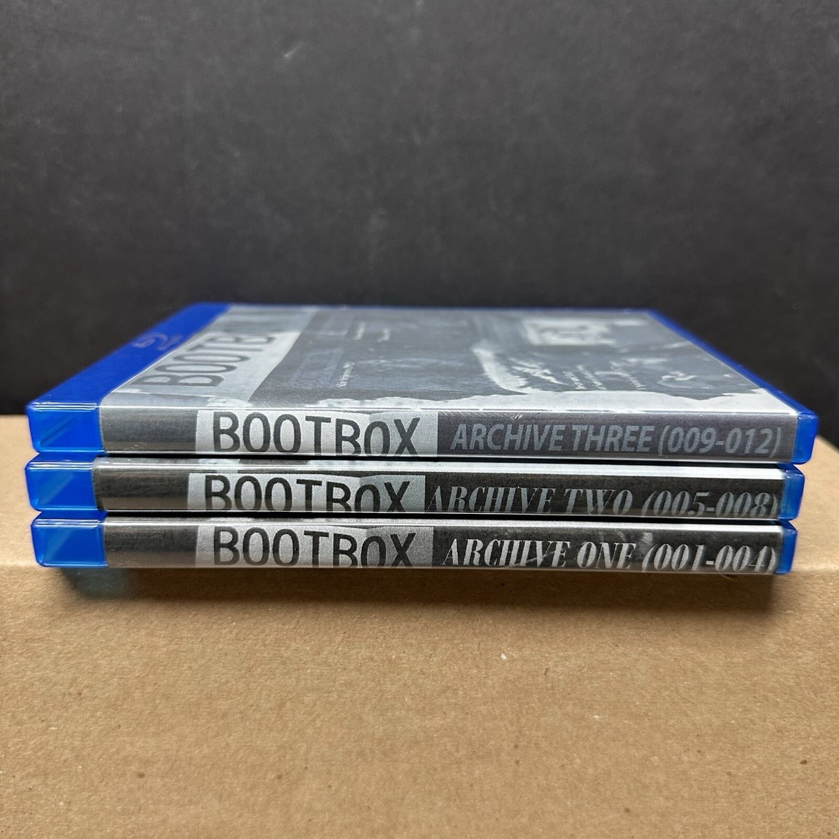 Bootbox Archive Blu ray Collection 001-012 (3 Disc Set) RARE