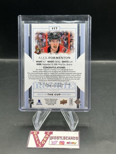 17/18 THE CUP - ALEX FOREMENTON RPA /249 #117 Ottawa Senators - Picture 2 of 2
