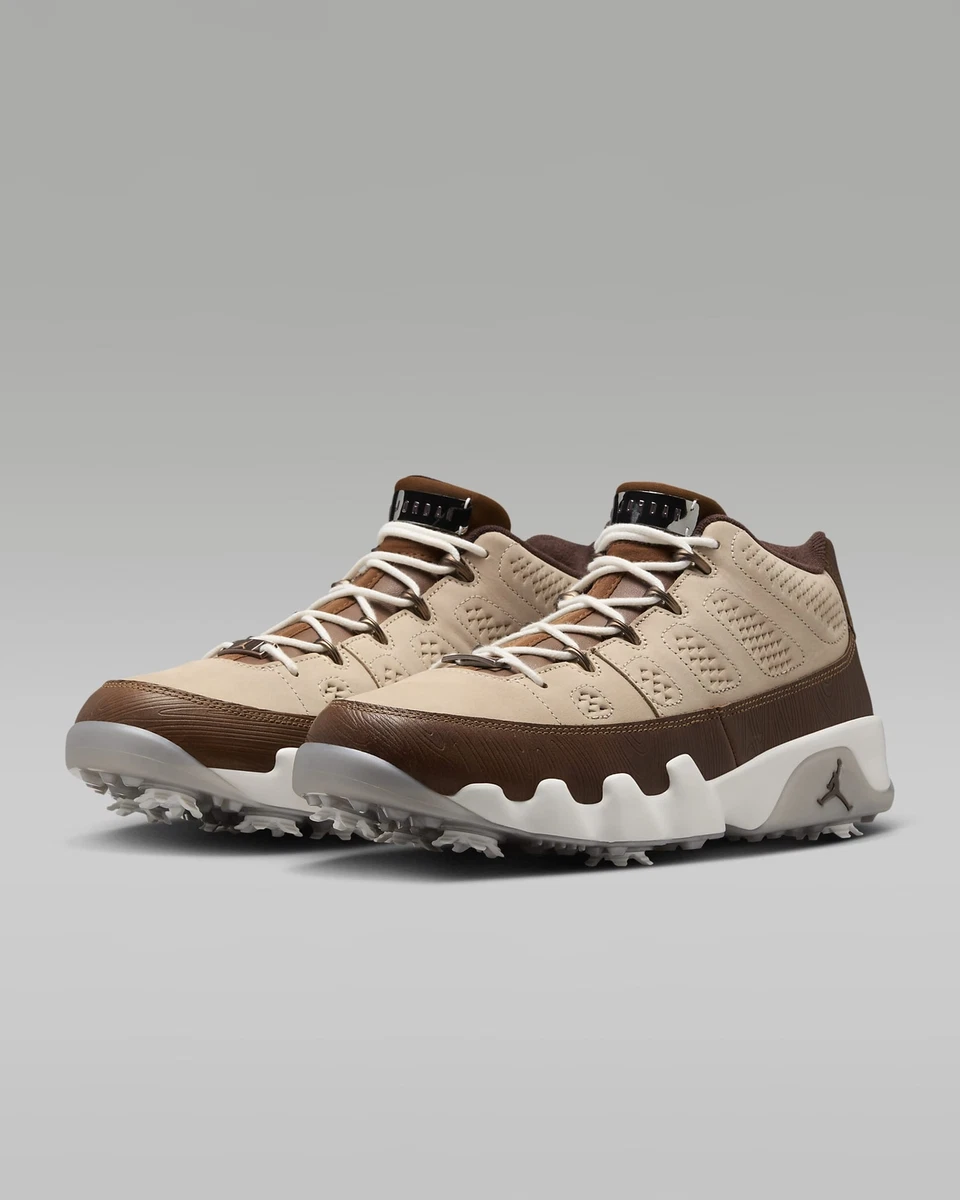 Happy Life Wood x Air Jordan 9 Golf Low Woodgrain for Sale