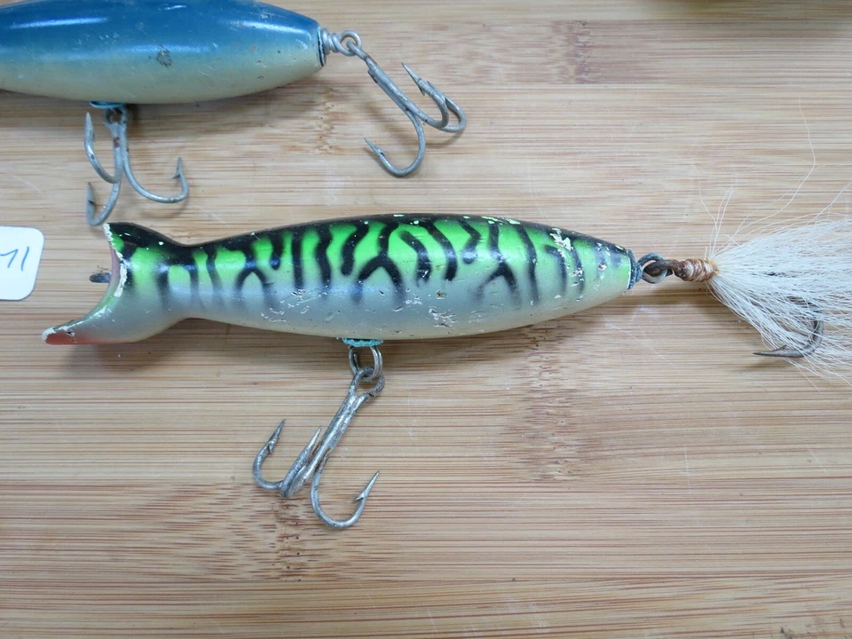 Señuelo de pesca Gibbs vintage (lote #16971) Foto 3 de 4