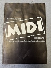 Vintage 1980 s Roland Guidebook for MIDI