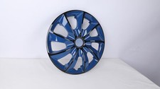 15 Set Of 4 Blue Wheel Covers Snap On Full Hub Caps Fit R15 Tire Steel Rim