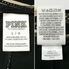 Victoria's Secret Pink Size Large Black Tan Leggings Striped Chevron Cotton  — photo 5