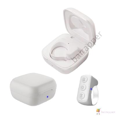 Weißer Smart Scrollring Fernbedienung Page Turner TikTok Ring Auto Clicker ~