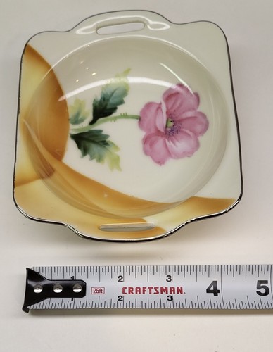 NORITAKE Schale Tablett Schale Antik 20er Morimura Japan Machermarke & Handbemalt - Bild 5 von 12