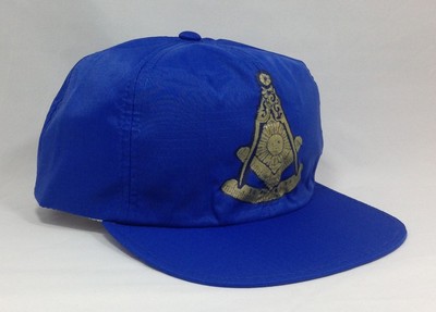 Square Corduroy Fabric Cap Masonic 