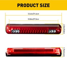 Led 3rd Tail Brake Light Cargo Light Fit For 1988-98 Chevy Silverado Gmc Sierra
