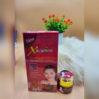 XX-WHITE HC Egyptian Gold Body Lotion & Face Cream 100% Response 5