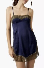 Free People Intimately NWOT Aries Rising Lace Mini Slip Dress, 88, Size Small