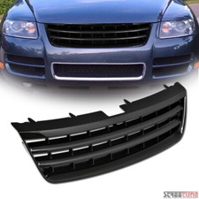 For 03-07 VW Touareg Gloss Black Sport Front ...