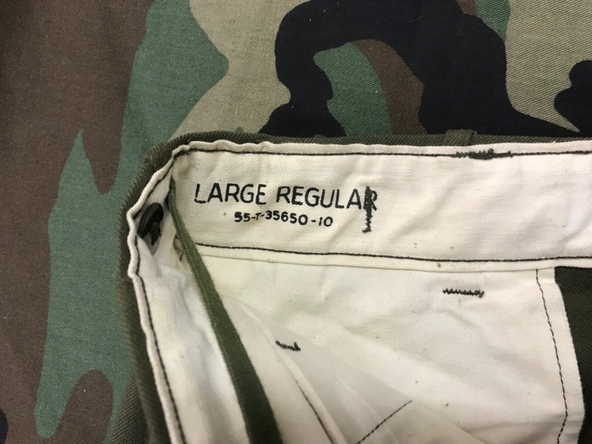 VINTAGE M-1951 WOOL FIELD TROUSERS 18 OUNCES PANTS 55-T-35650-10 