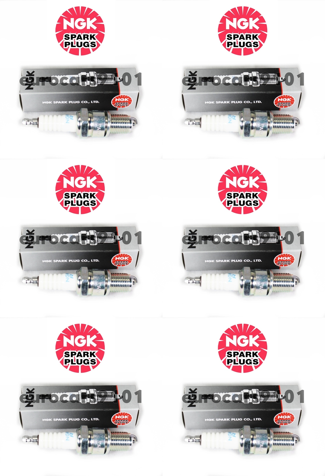 Volkswagen Rabbit NGK Spark Plugs 7131 BPR6ES Set of 6