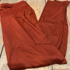 Zenana Women  s Premium Cotton High Waisted Pocketed Fired Birch Leggings Size 1X