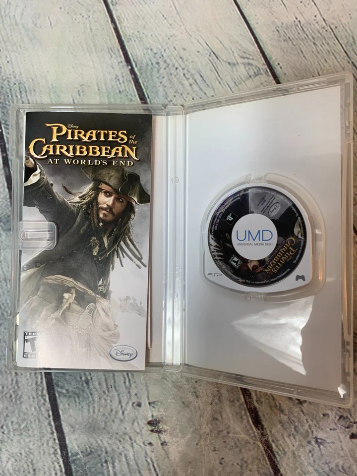 Pirates of the Caribbean: At Worlds End (Playstation PSP, 2006) CIB Complete - Image 3 of 4