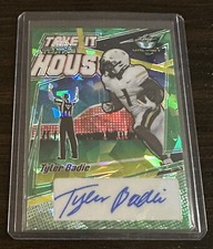 2022 LEAF VALIANT TYLER BADIE TAKE IT TO THE HOUSE GREEN CRYSTAL /30