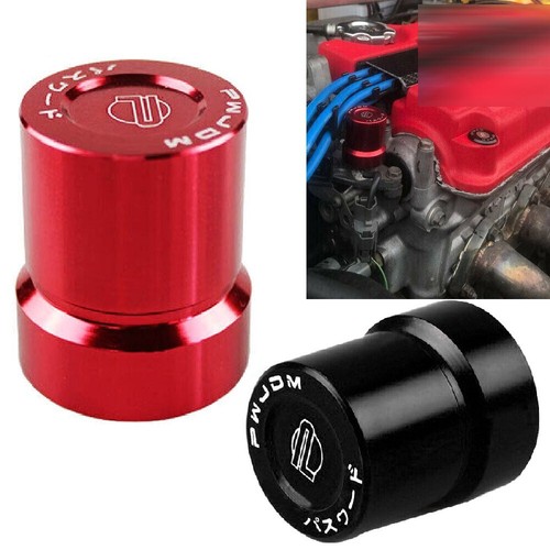 JDM VTEC Solenoid Valve Cover Cap RED For Honda Civic B/D/H Series VTEC Engine E - Foto 2