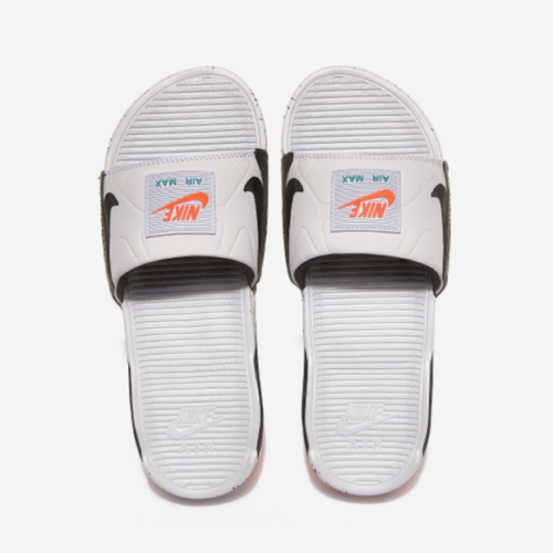 Nike Air Max 90 Slides Sandals Men Size 7 White Turf Orange Nike Air Max 90 Slides Sandals Men Size 7 White Turf Orange
