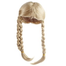 Lot of 3 Antina's Long Light Blonde Braids 11" Doll Wigs