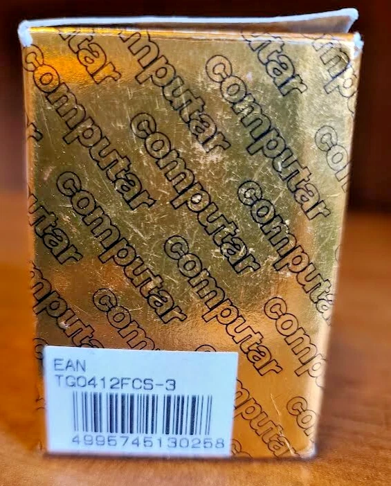 COMPUTAR TG0412FCS-3 4MM F1.2 TV LENS - Image 3 of 4