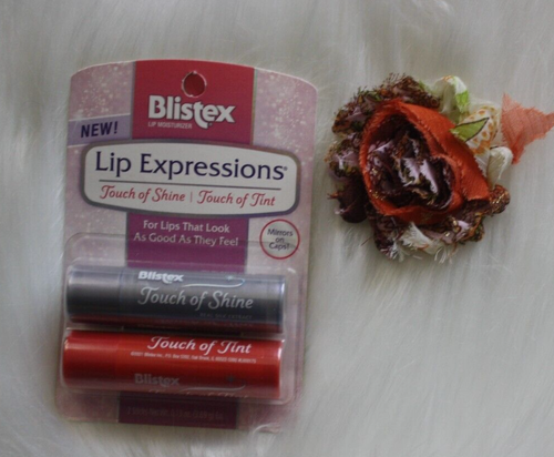 Blistex Lippenausdrücke Touch of Shine + Touch of Tönung mit Spiegel 2Kt 0,13 Unzen - Bild 2 von 3