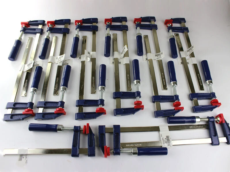 15 x Schraubzwinge Set 250x50 Zwinge Leimzwinge Klemmzwinge Einhandzwinge - Bild 1 von 1