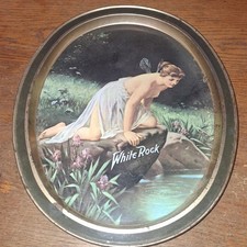 White Rock Beverages Serving Tray Psyche Nymph Fabcraft Inc. Made in USA fair 14