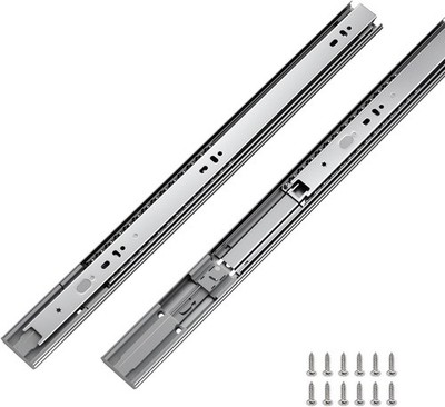 LONTAN 10 Pairs Soft Close Drawer Slides 24 Inch Drawer Guides 3 Fold Full Ex...