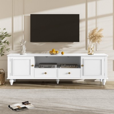 VIBE HAUS 70.9'' Modern TV Stand for TVs up to 80 Inches, Entertainment Center