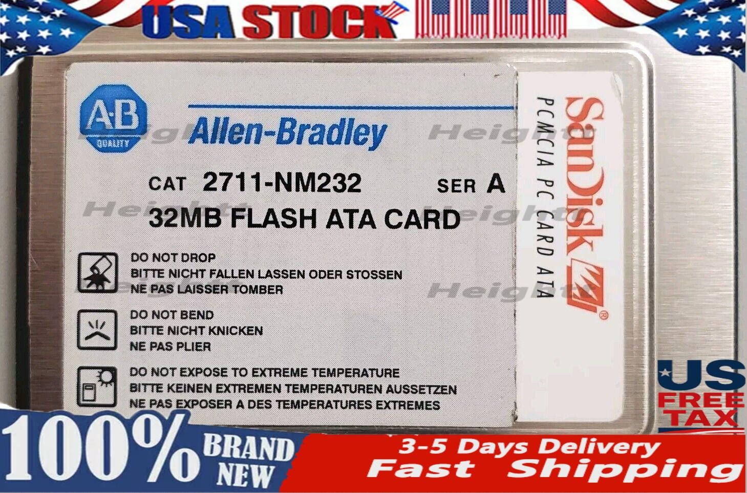 Allen Bradley 2711-NM232 Series A 32MB PCMCIA Memory Card for PanelView.