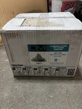 #2 Universal Retrofit Pipe Flashing Round Base, 5 Pack, Gray EDPM Fits 2”-7-1/4”