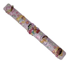 Disney Parks Pink Princess Moana Belle Mulan Ariel Rapunzel Tiana Slap Bracelet