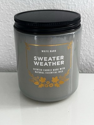 Bath and Body Works Kerze Duftkerze Sweater Weather 198 Gramm Neu