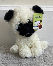 "Nuevo con etiqueta 8"" 2015 lindo juguete de peluche suave Pug perro lindo de fábrica"