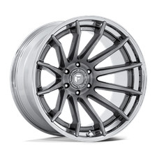 22x10 Fuel Off-road Fc403 Burn Platinum W Chrome Lip Forged Wheel 6x5.5 -18mm