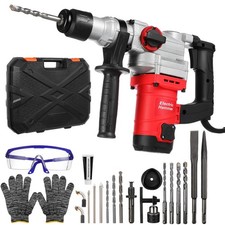 3500W Electric Rotary Jackhammer SDS PLUS Drill Demolition Jack Hammer Concrete