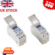 Electronic Programmable Timer Switch Relay – 7 Day Digital DIN Rail 220V AC Time