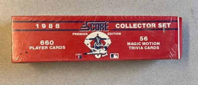 1988 Score Premier Edition MLB Baseball Complete Collector Set