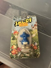 NEW Smurf Wind-Up Walking Toy by Galoob - NIB Vintage Smurf Collectible Vintage