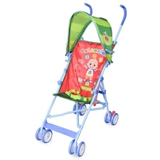 Cocomelon Umbrella Stroller with Canopy, Lightweight and Compact for Travel,...