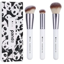 Makeup Brushes 3Pcs Foundation Contour Bronzer Brush,Concealer Brush,Blusher 