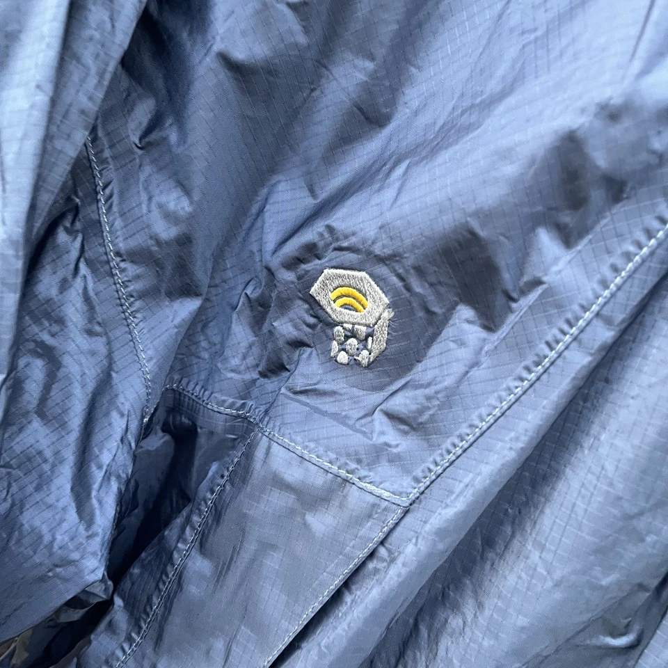 Chaqueta Mountain Hardwear Para Hombre Grande AzulConducto Seda Ripstop Senderismo Aire Libre Foto 4 de 4